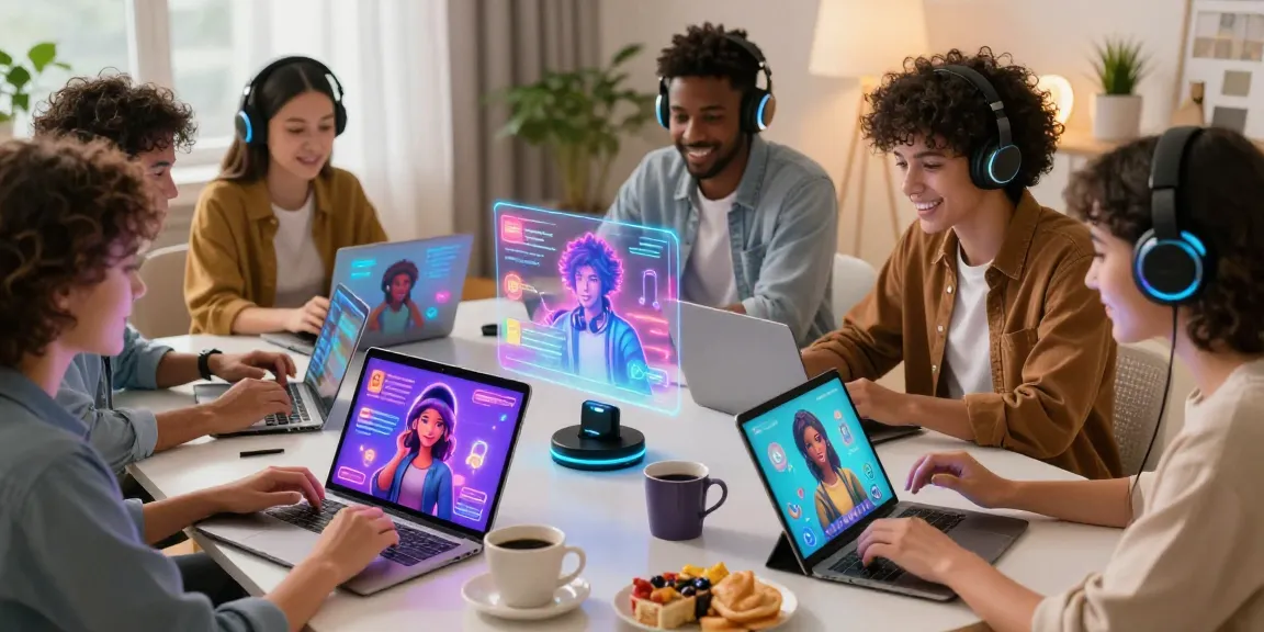 Engaging users exploring ai nsfw interactions with AI characters in a modern digital environment.